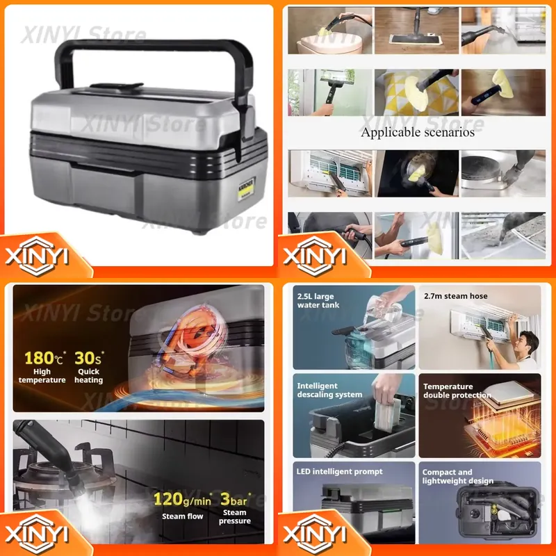 Commercial Kitchen Deep Cleaning - Pulitore a vapore ad alta pressione