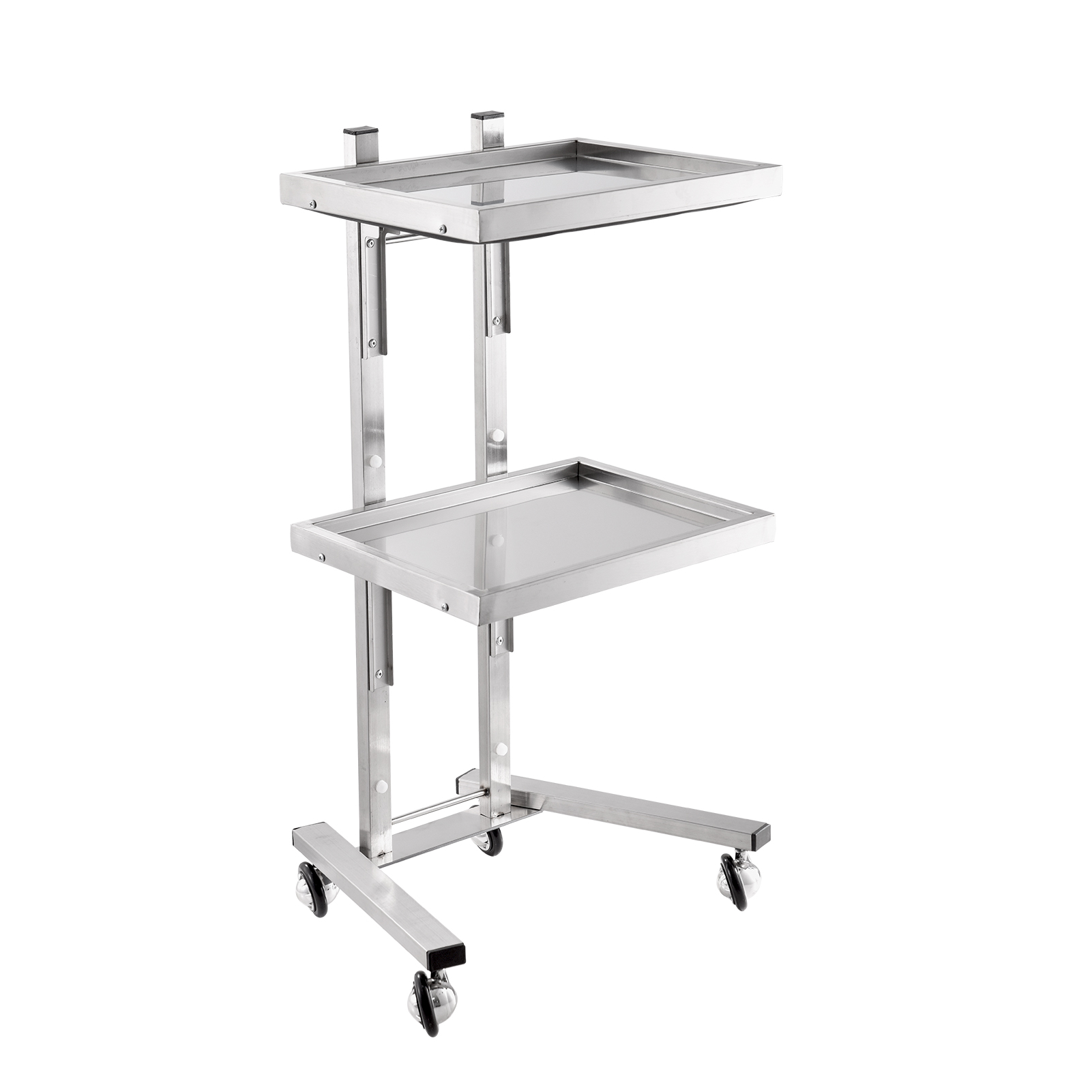 Commercial Kitchen On Wheels - Carrello da Salone Argentato a 2
