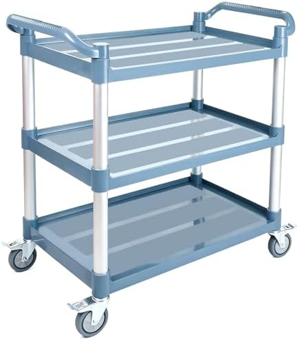 Commercial Kitchen On Wheels - Carrello multiuso a 3 ripiani su