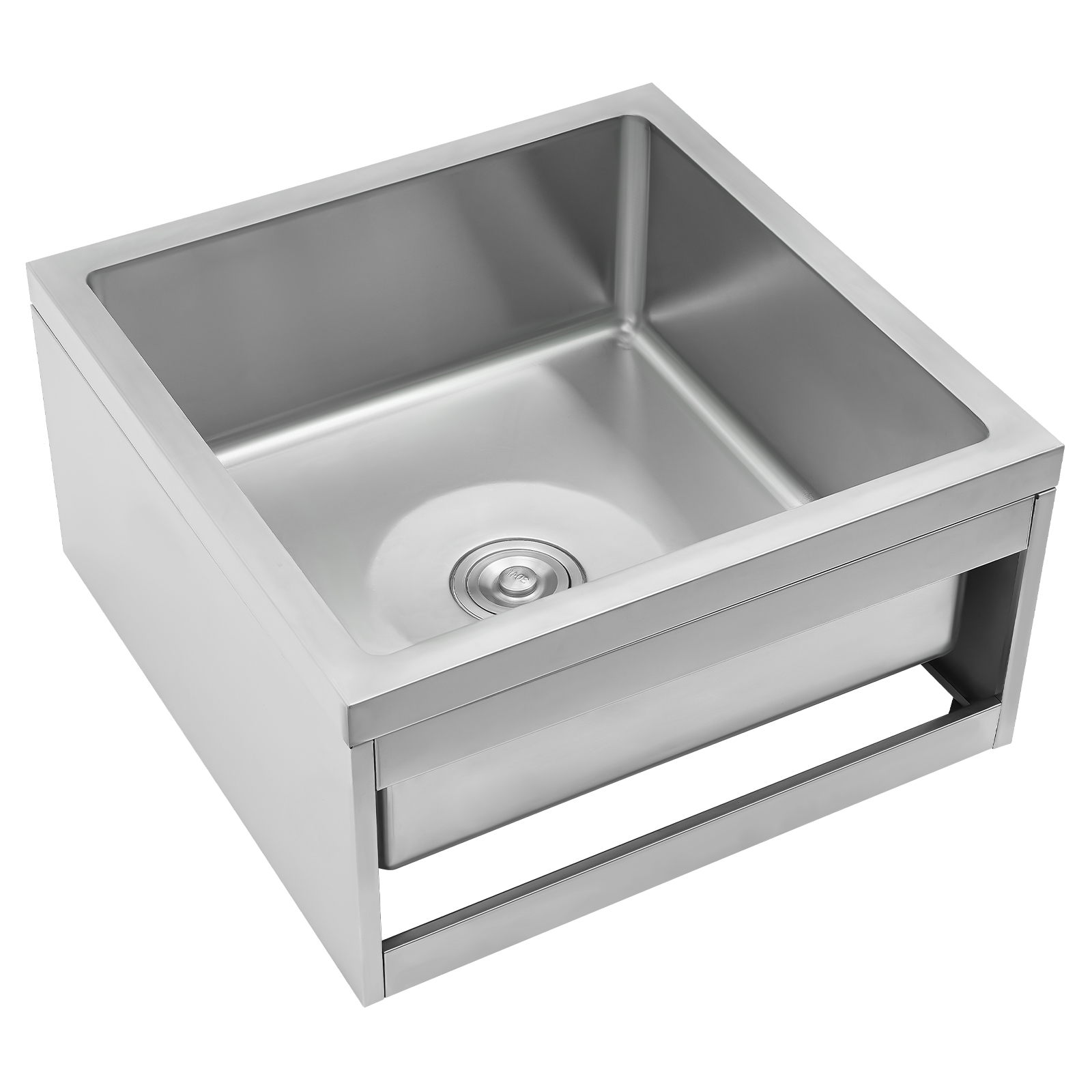 Commercial Kitchen Deep Cleaning - Lavello per scopa in acciaio inossidabile,