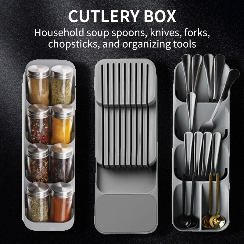 Commercial Kitchen Knife Holder - Cassetto della cucina vassoio portaposate portacoltelli
