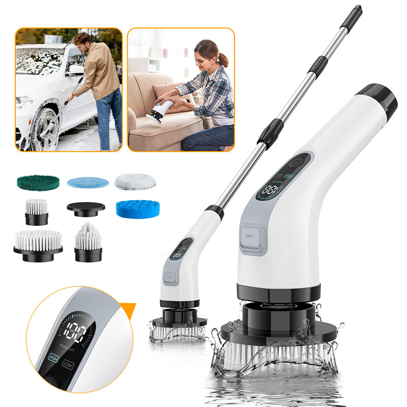 Commercial Kitchen Cleaning - Spazzola per pulizia elettrica Cordless Handheld
