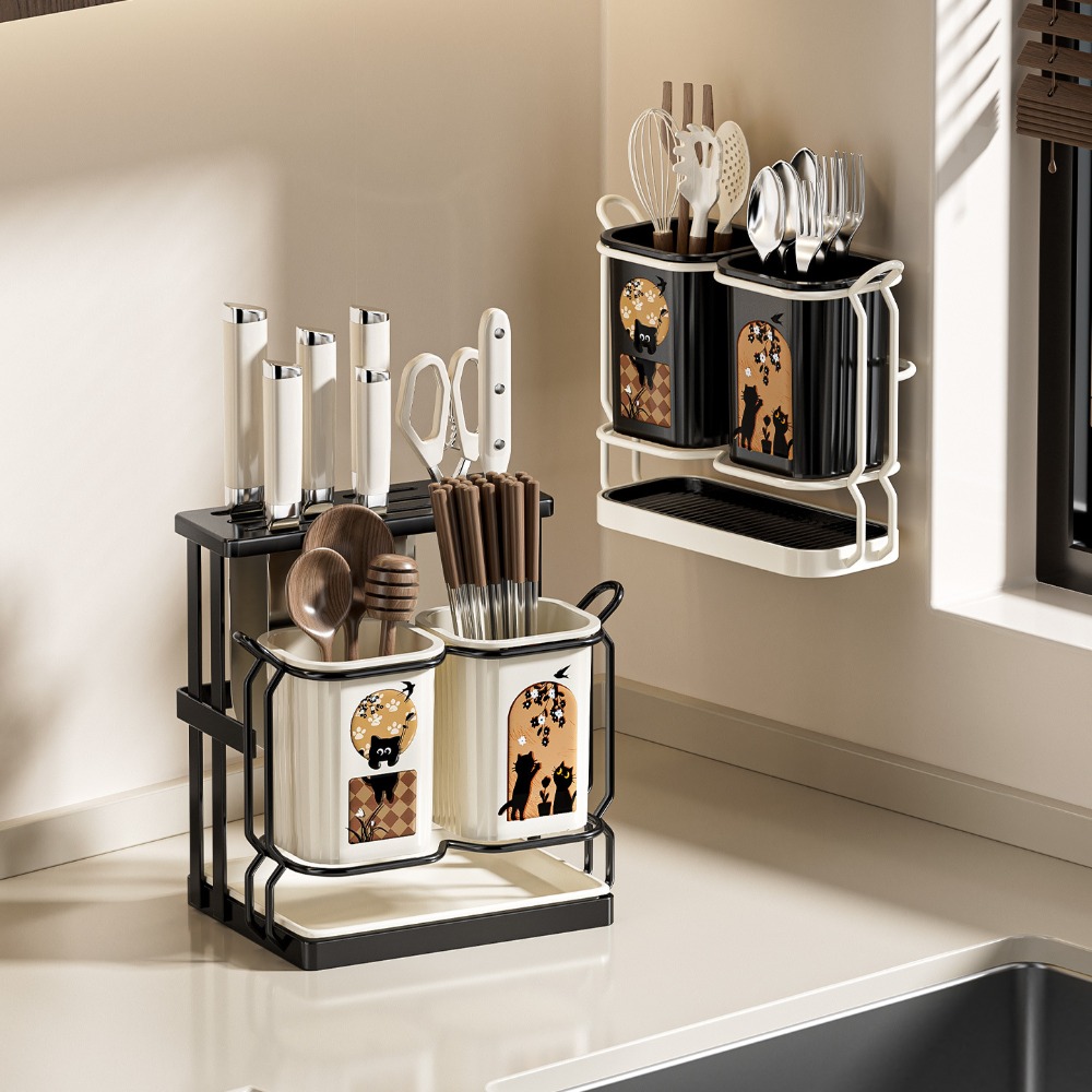 Commercial Kitchen Knife Holder - Portaoggetti per coltelli da cucina Scarico