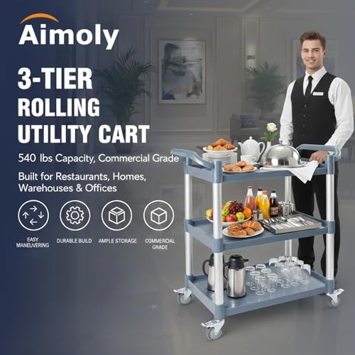 Carrello multiuso a 3 ripiani  - Commercial Kitchen On Wheels recensione e prezzo