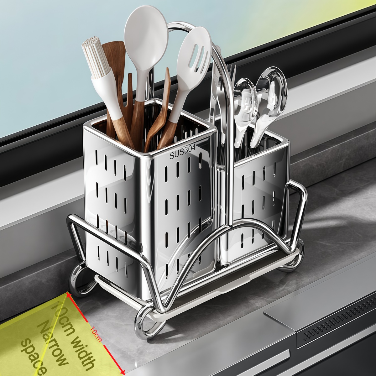 Organizzatore per Posate da Cu - Commercial Kitchen Knife Holder recensione e prezzo