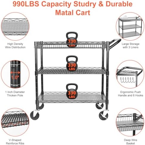 Carrello Utilitario Resistente - Commercial Kitchen On Wheels recensione e prezzo
