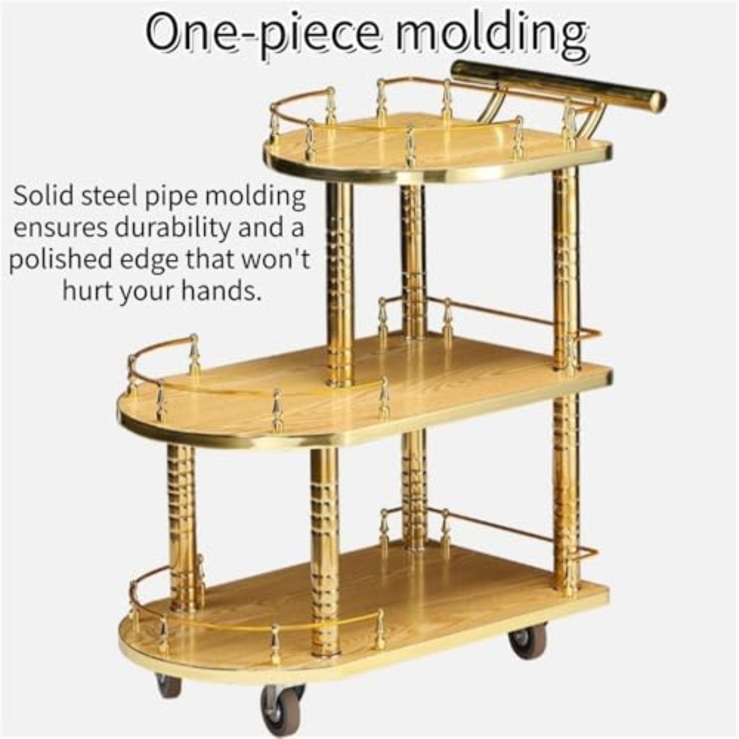Carrello Bar a 3 Ripiani, Carr - Commercial Kitchen On Wheels recensione e prezzo