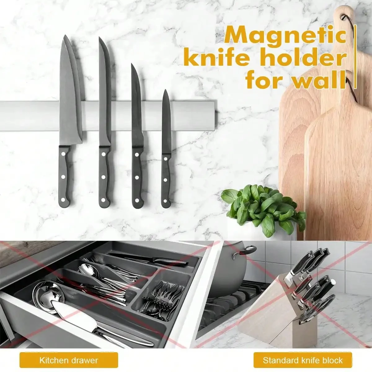 Leeseph Portacoltelli magnetic - Commercial Kitchen Knife Holder recensione e prezzo