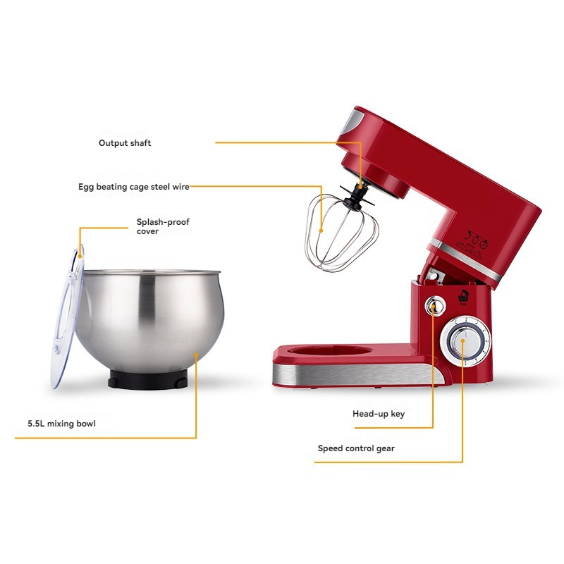 Impastatrice Elettrica a 6 Vel - Commercial Kitchen Mixers Dough Mixer recensione e prezzo